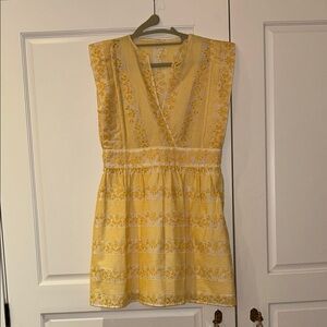 Yellow Floral Women's Dress